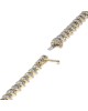 Diamond Maquise Link Inline Bracelet in White and Yellow Gold